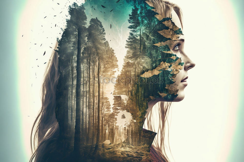 Similar – Image, Stock Photo Animal-man in the forest
