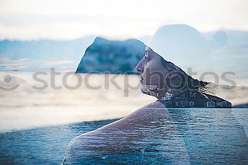 Similar – Image, Stock Photo Moment of the Glück´s