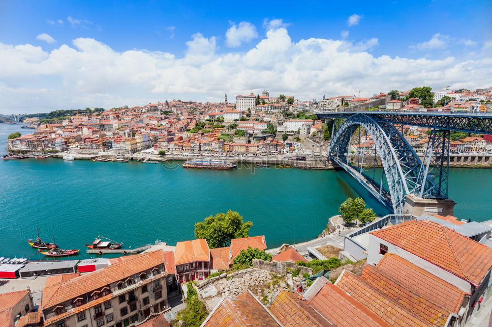 Similar – Image, Stock Photo Historic architecture in downtown of Porto, North Region, Portugal