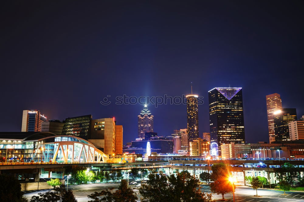 Similar – Image, Stock Photo Skyscraper Bridge