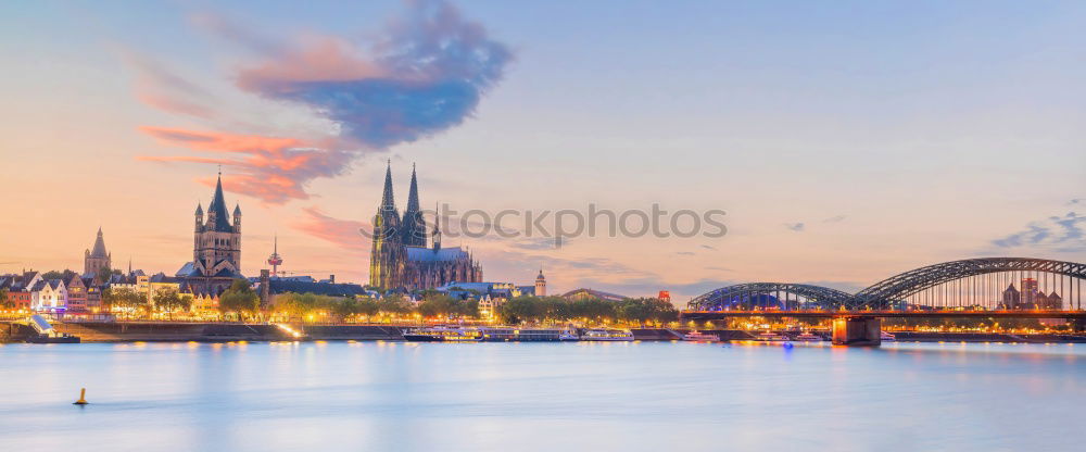 Similar – Image, Stock Photo Skyline Cologne