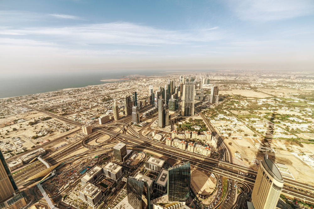 Burj Al Arab aerial view