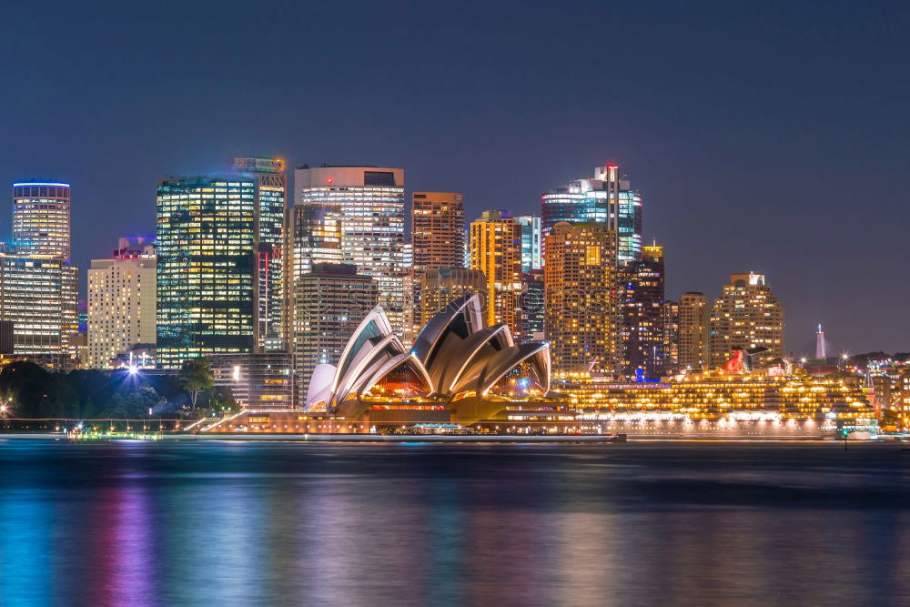Similar – Image, Stock Photo Sydney Opera House under the Bridge