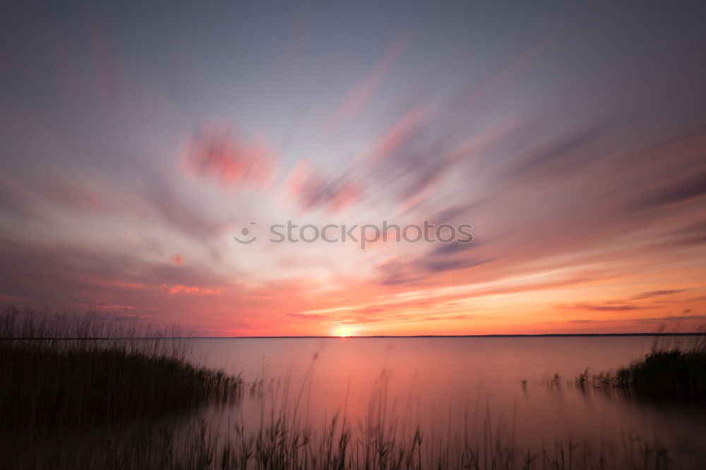 Image, Stock Photo Sunset Vacation & Travel