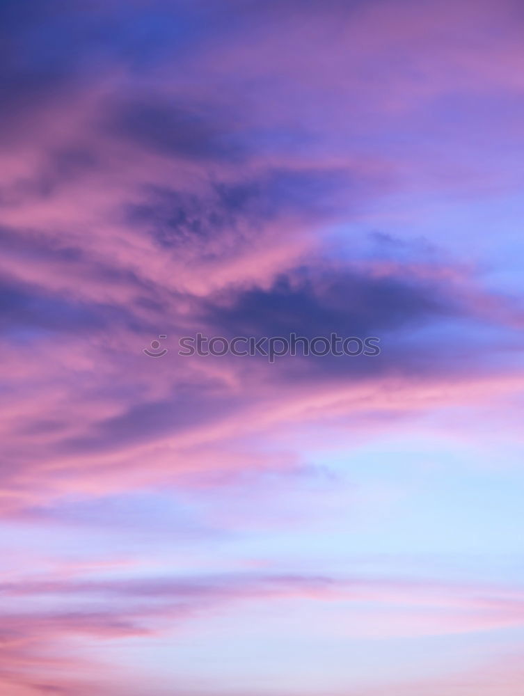 Image, Stock Photo Sunset over the sea Luxury