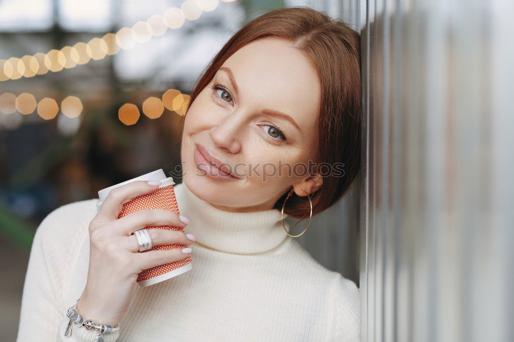 Similar – young beautiful woman relaxing at home