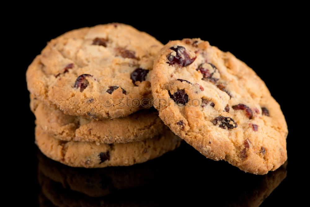 Similar – Image, Stock Photo Double Chocolate Chip Cookies