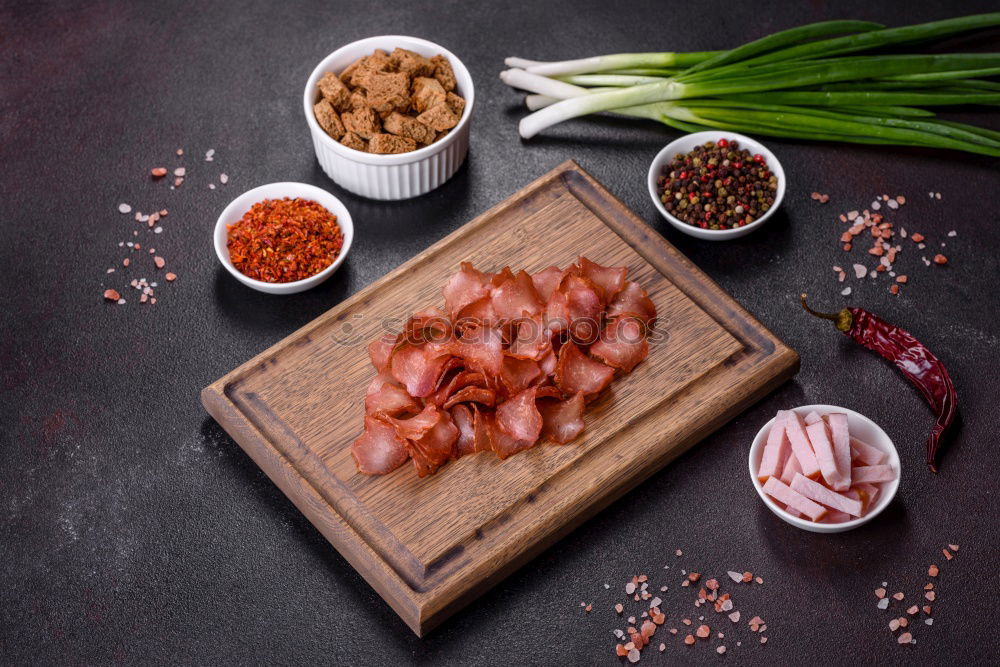 Similar – Image, Stock Photo Asian ingredients with chicken breast fillet