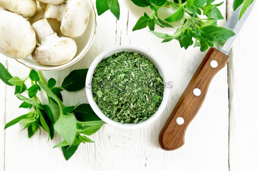 Similar – Image, Stock Photo Risotto with spinach cream in a bowl