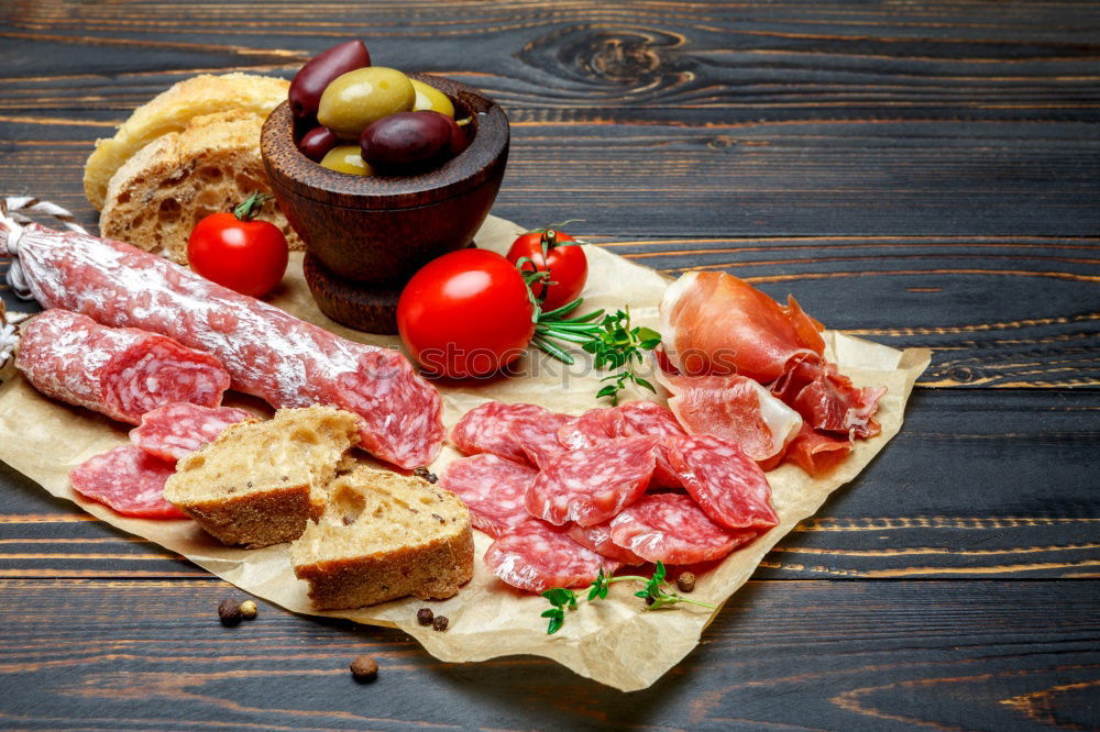 Italian specialities for antipasti