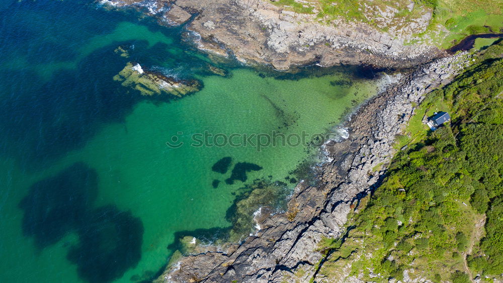 Similar – Image, Stock Photo Beautiful aerial view of the coast