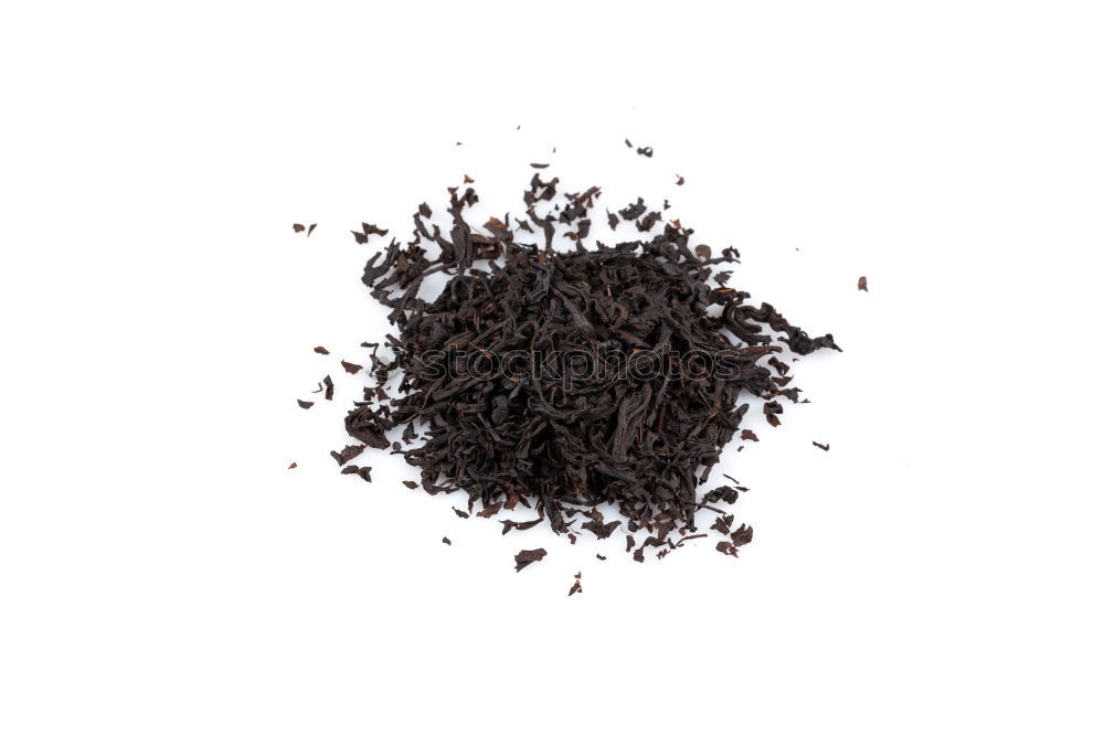 tea Leaf Dried Dry Heap