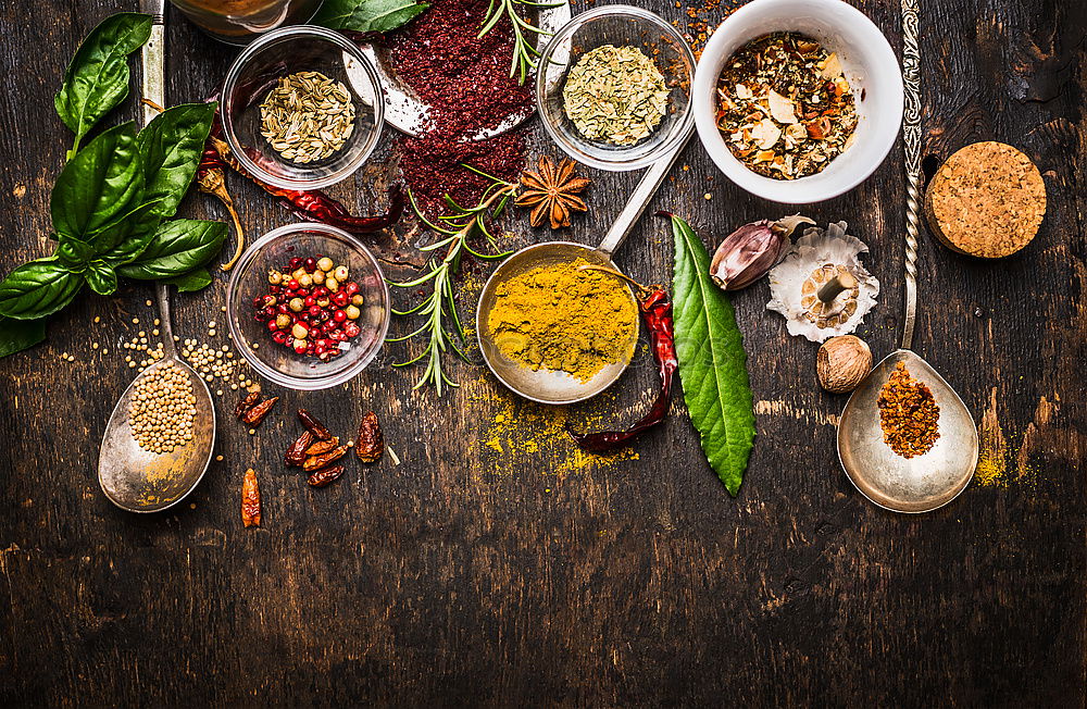 Similar – Image, Stock Photo Spices and oil on table