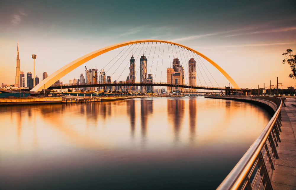 Similar – Düsseldorf Summer Evening