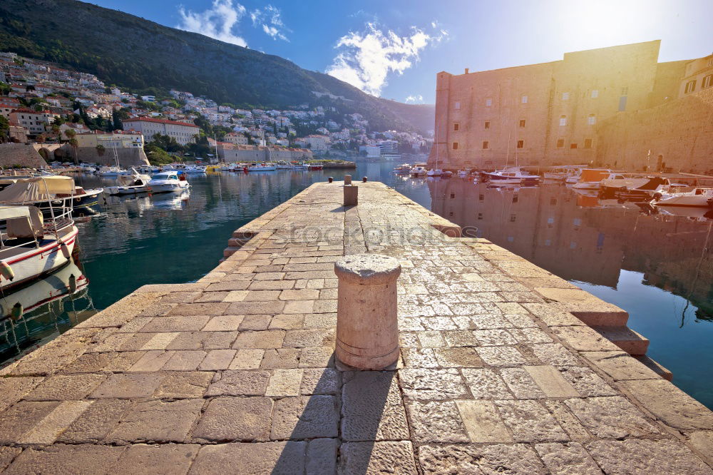 Similar – Lake Garda Fishing port