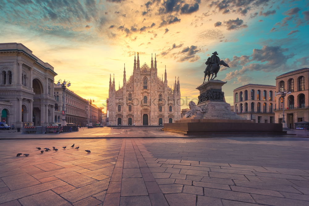 Similar – Rome city center at the dawn of sunset