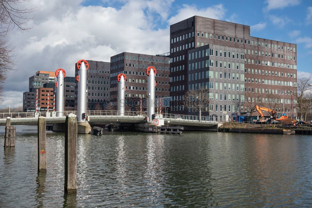 Similar – Image, Stock Photo View of the Elbphilharmonie along a ship in Hamburg’s inland harbor