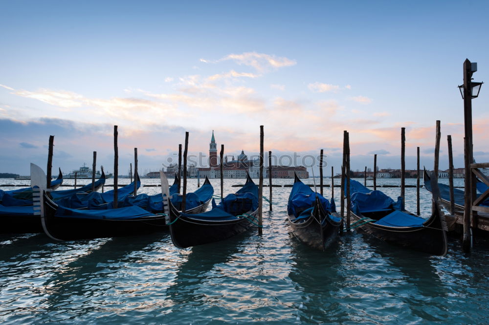 Image, Stock Photo Gondola through Venice …