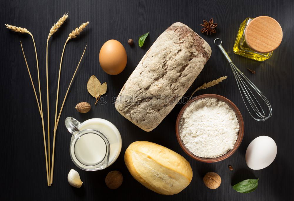 Similar – Image, Stock Photo Ingredients for lemon biscuits or cakes