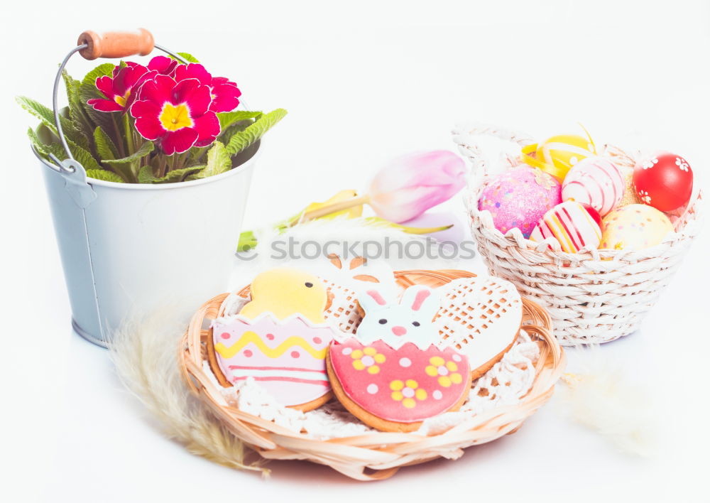 Similar – Easter table setting with flowers, decor egg and cutlery