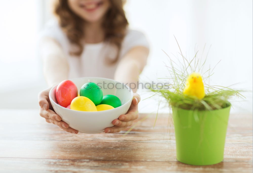 Similar – Fruehstuecksei rot Ostern