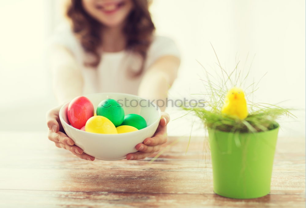 Similar – Fruehstuecksei rot Ostern