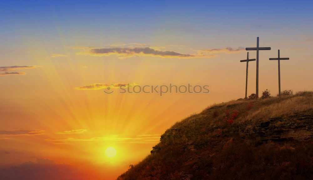 Similar – Image, Stock Photo summit cross Peak