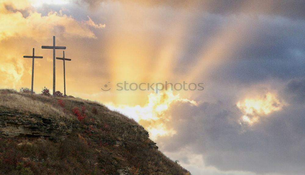 Similar – Image, Stock Photo Mt. Soledad 2 War monument