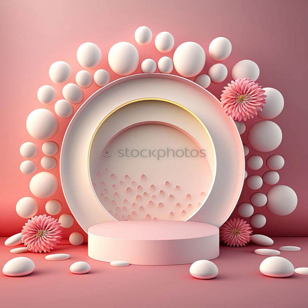 Similar – Image, Stock Photo Sweet pink doughnut and sweet pink drink with jelly candies