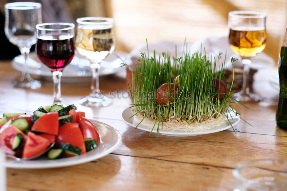 Similar – Image, Stock Photo Greek salad Lettuce Salad