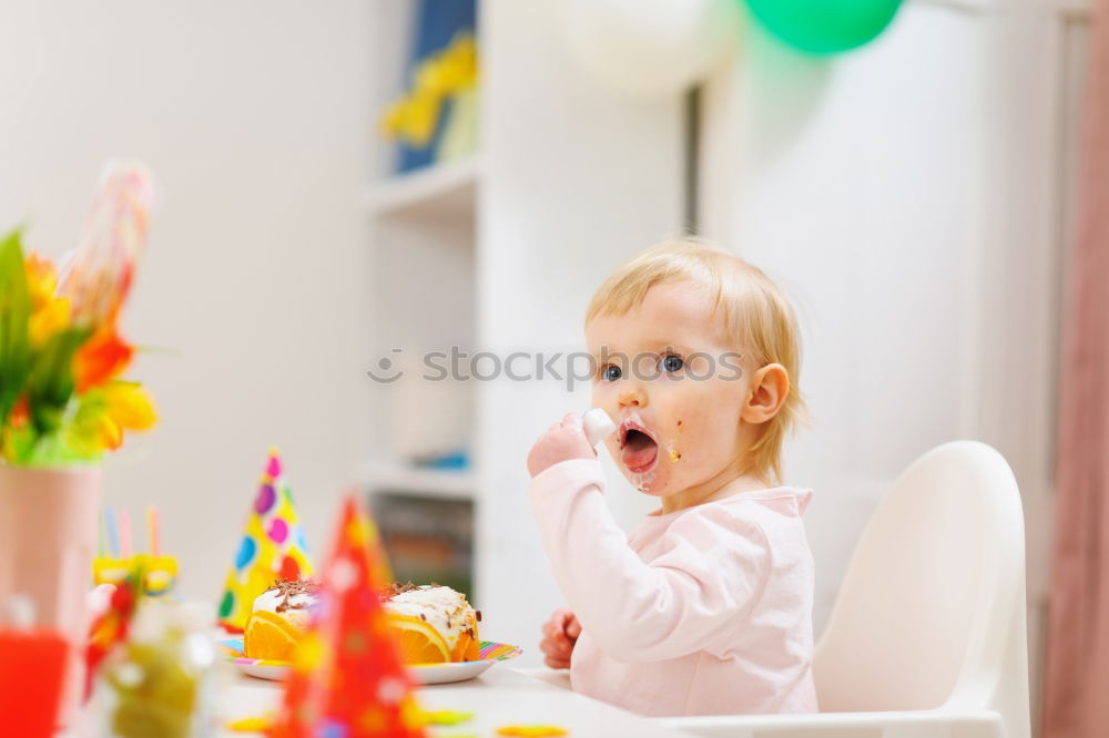 Similar – Image, Stock Photo 365 lucky days Happy Table