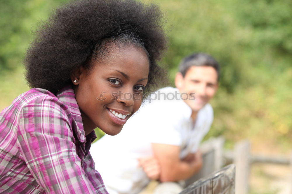 Similar – Image, Stock Photo Company of young black people on street