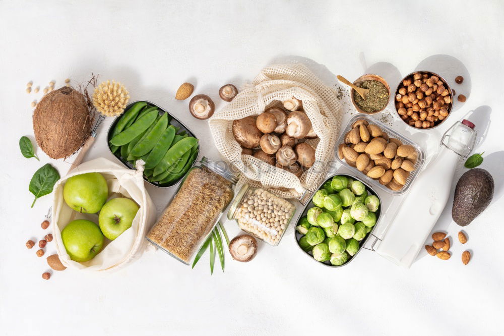 Similar – Image, Stock Photo Chili Bean Stew Food Ingredients Top View On White Wood Table