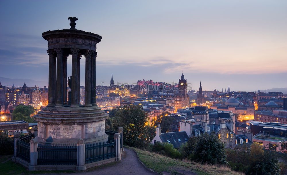 Similar – Edinburgh in the fog