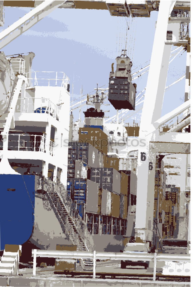 Image, Stock Photo ferry Ocean Life belt
