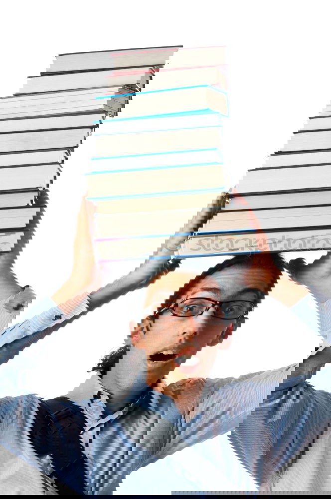 Similar – Image, Stock Photo A lot of work Education