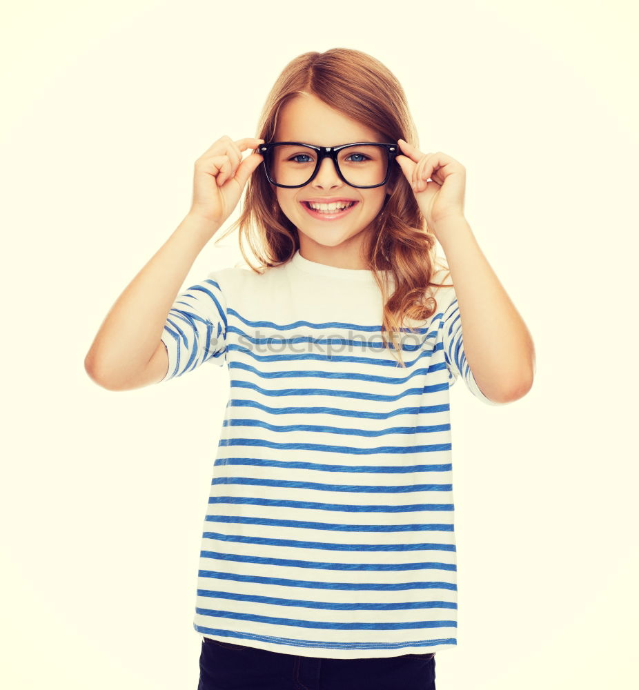 Similar – Image, Stock Photo baby with hat and sunglasses