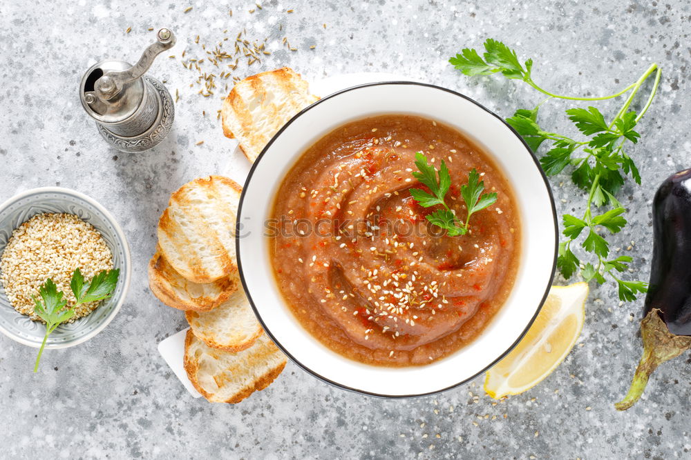 Similar – Image, Stock Photo Chili Beans Stew Ready To Be Served