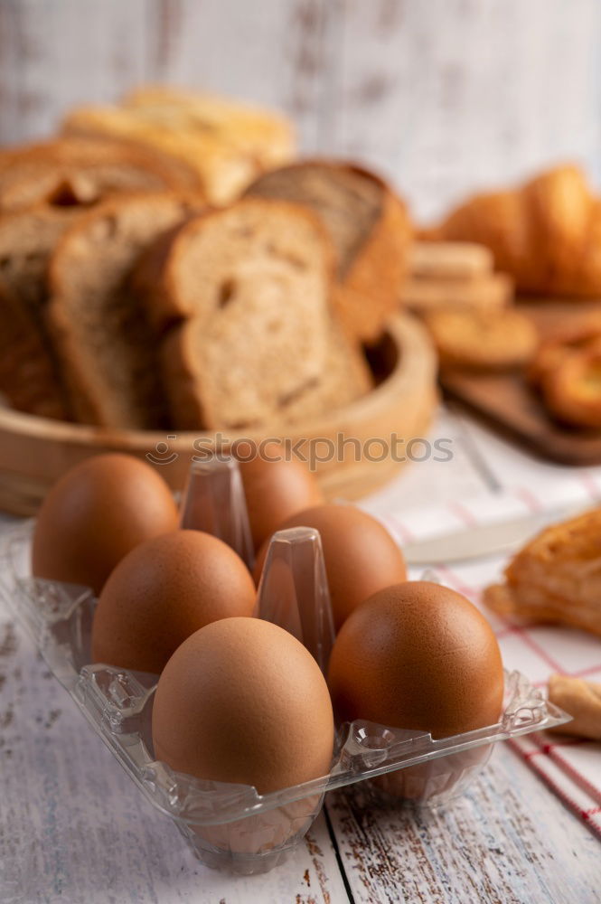 Similar – Image, Stock Photo country breakfast on rustic home kitchen