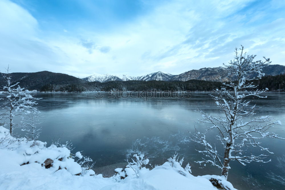 Similar – Image, Stock Photo rear lake Tourism Winter