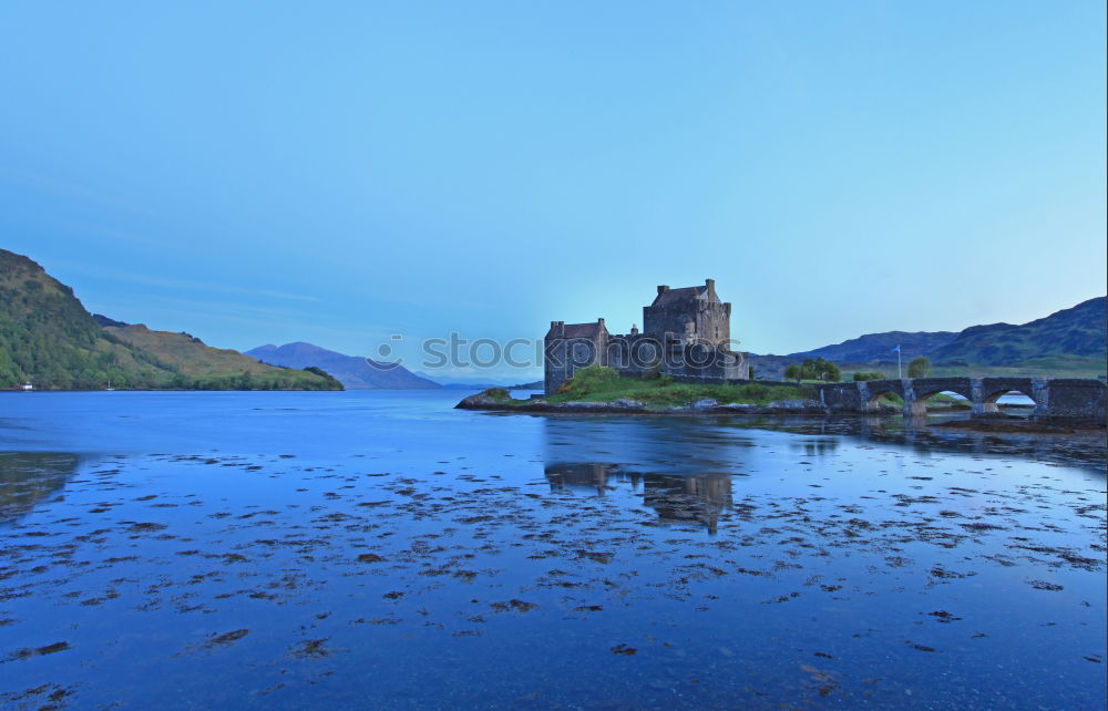 Similar – Image, Stock Photo Coast and castle in mountains