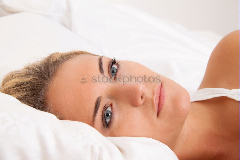 Similar – Image, Stock Photo Young beautiful latin woman lying in bed