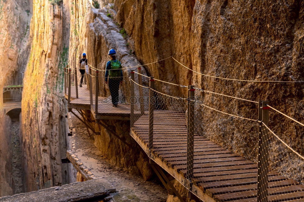 Similar – Image, Stock Photo Caminito del Rey