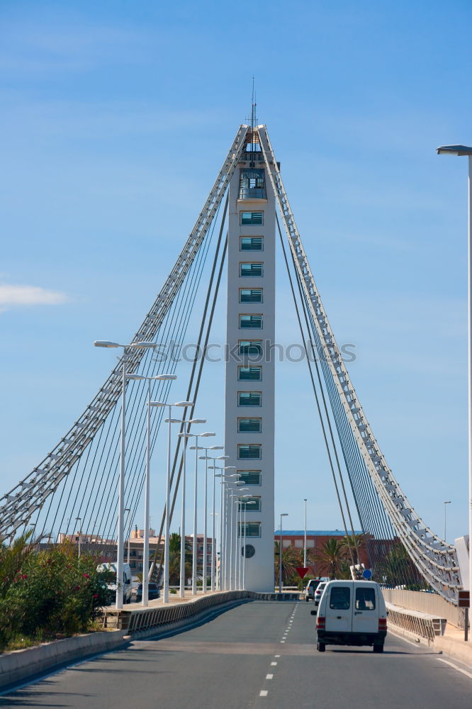 Similar – Image, Stock Photo Suspension bridge in Jiangyin