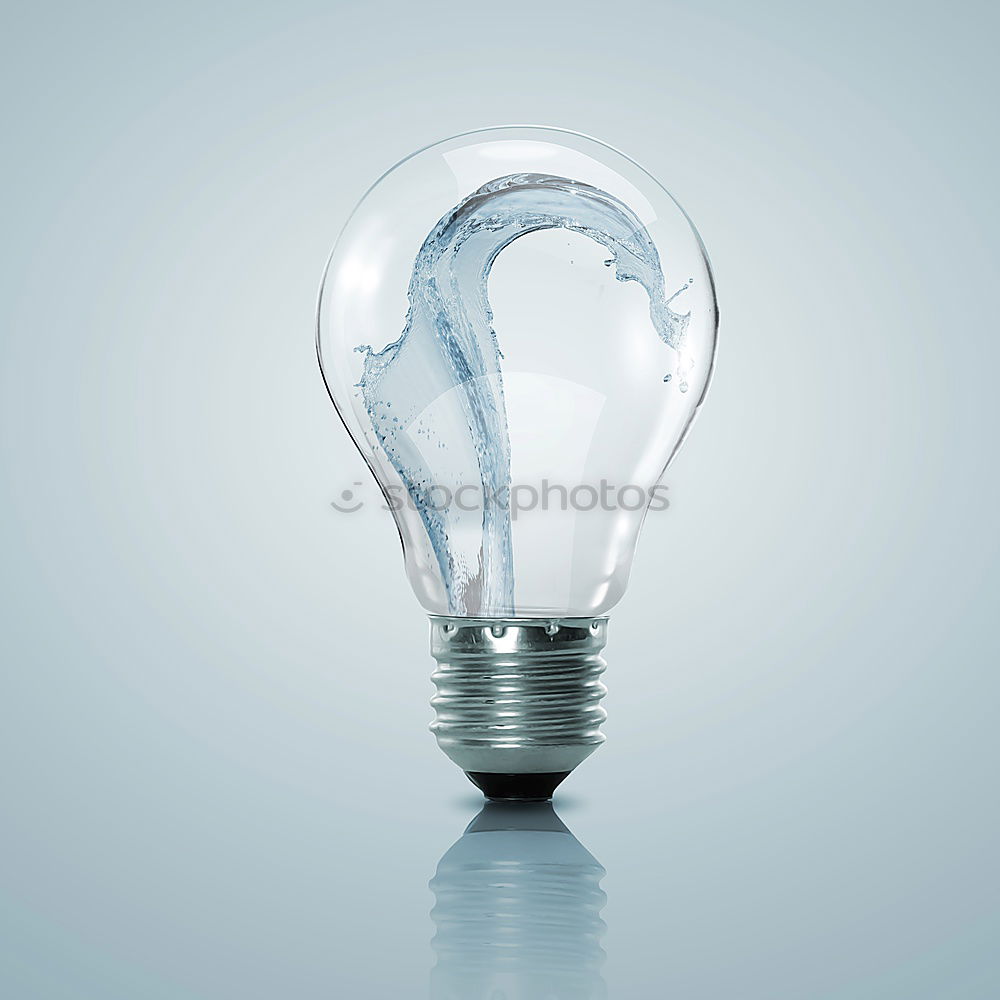 Similar – empty light bulb, held by a female hand