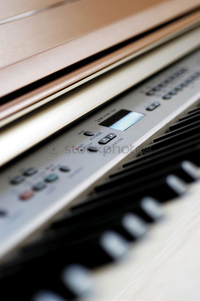 Similar – Image, Stock Photo Close up of the keys of an old worn piano.