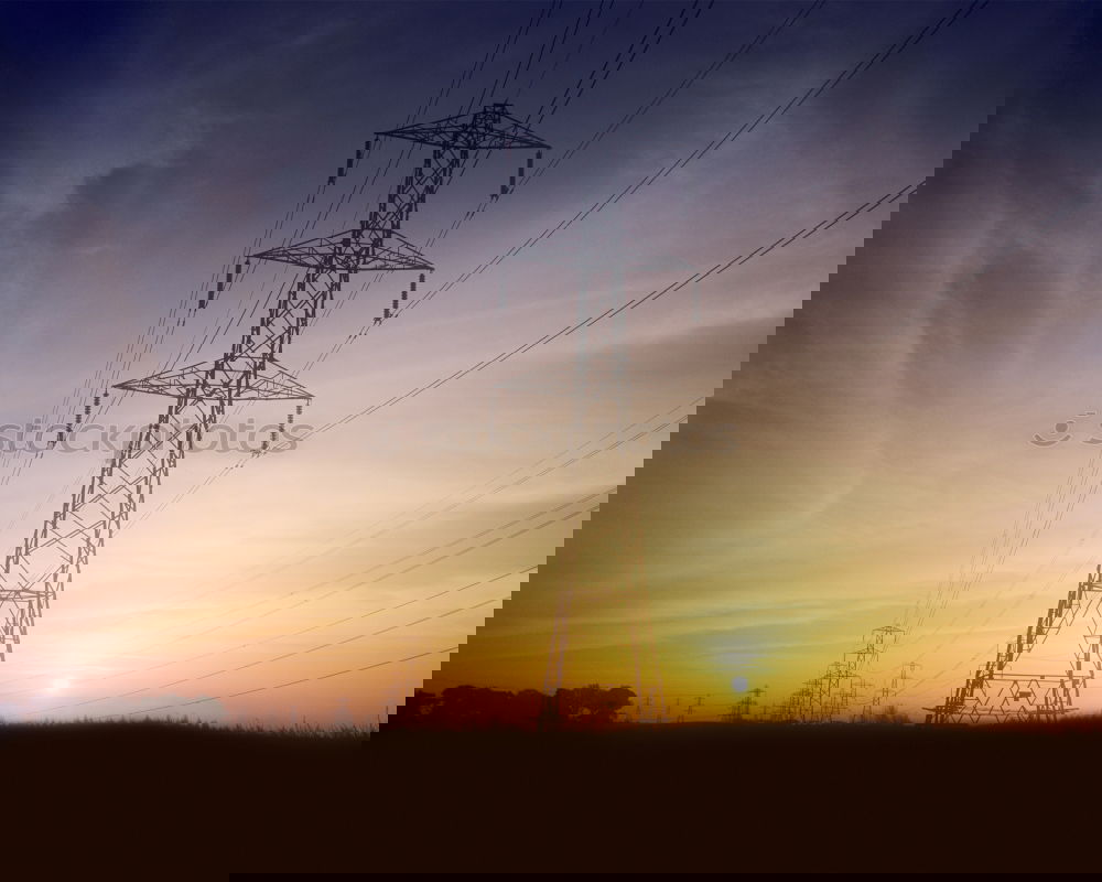 Foto Bild Abend Energiewirtschaft