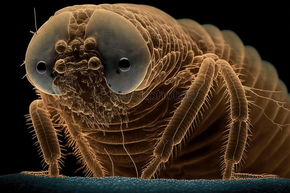 Similar – Image, Stock Photo Life in a drop of water (water flea)