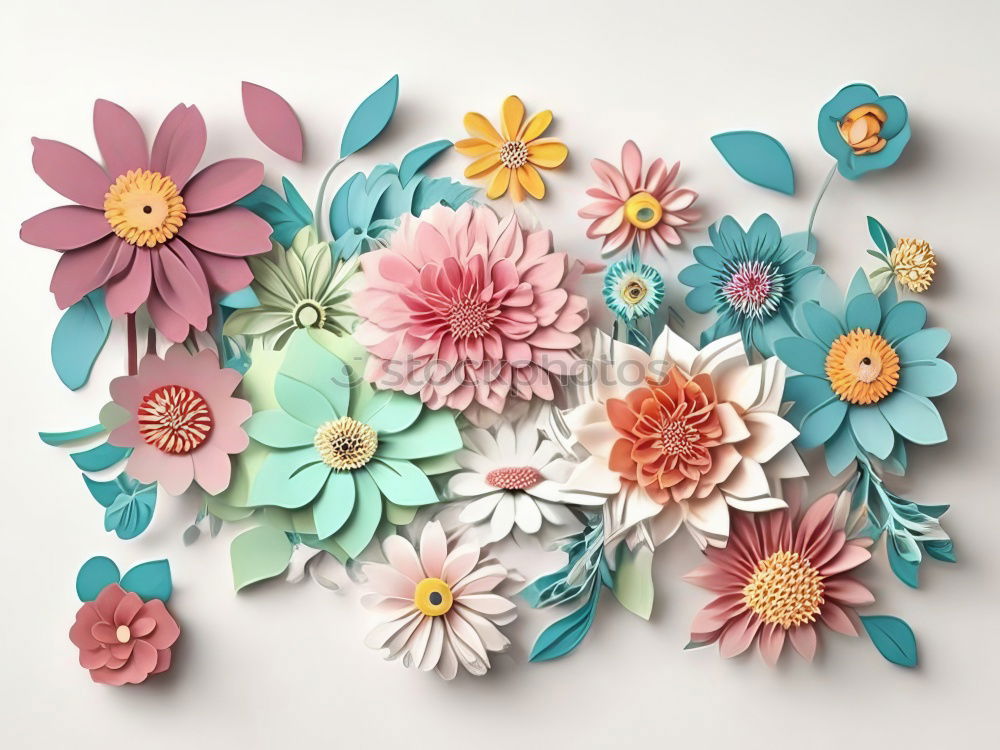 Similar – Image, Stock Photo Pale Pink Flowers Still Life