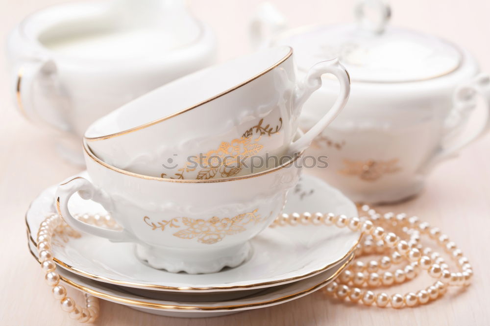 Similar – Image, Stock Photo cup of black coffee espresso on a white wooden surface